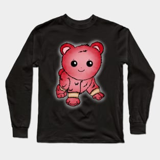 Cute Red Baby Bear Long Sleeve T-Shirt